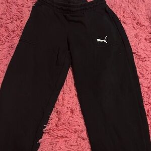 Puma Kids Black Sweatpants